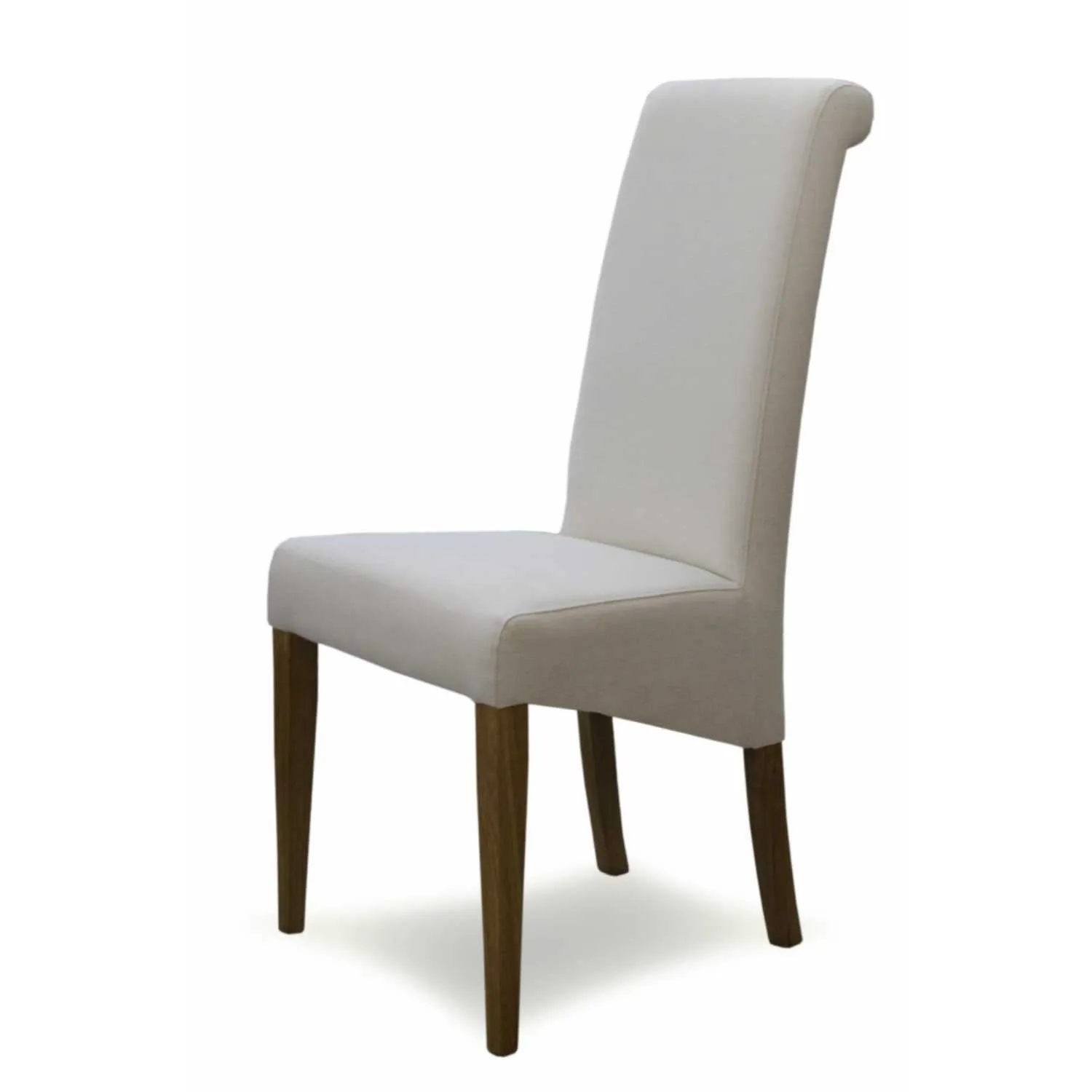 Italia Ivory Fabric Chair