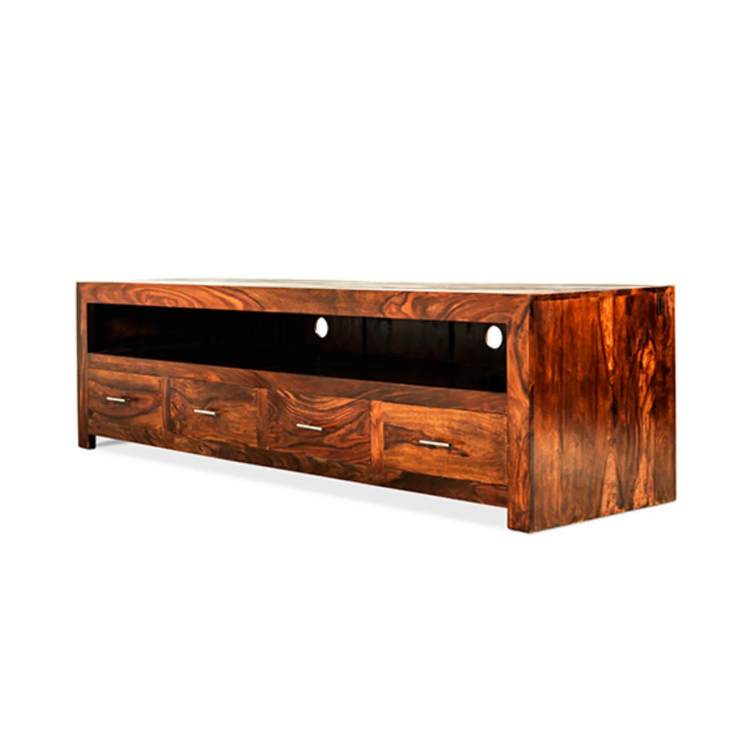 Cube Long 4 Drawer TV Unit