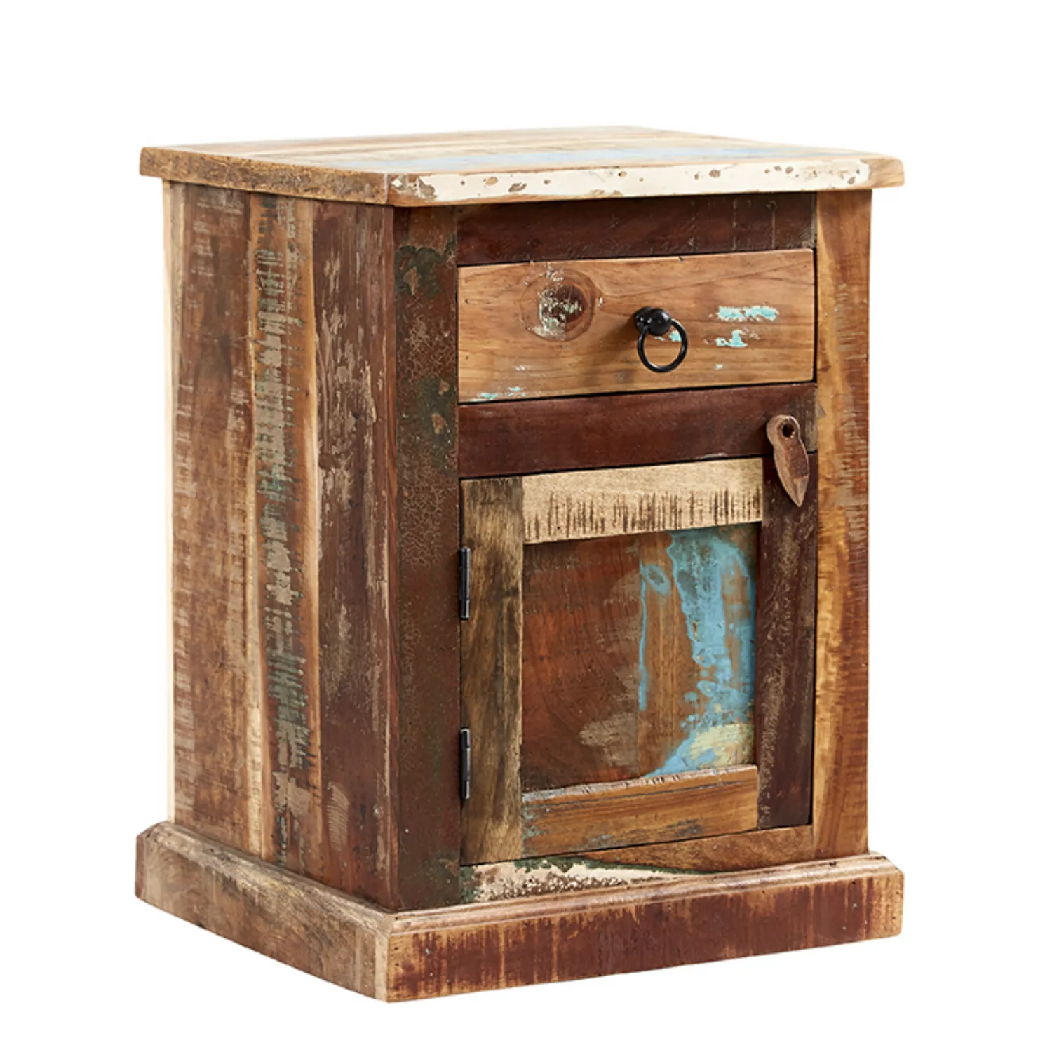 Indian Reclaimed Wood Bedside Table