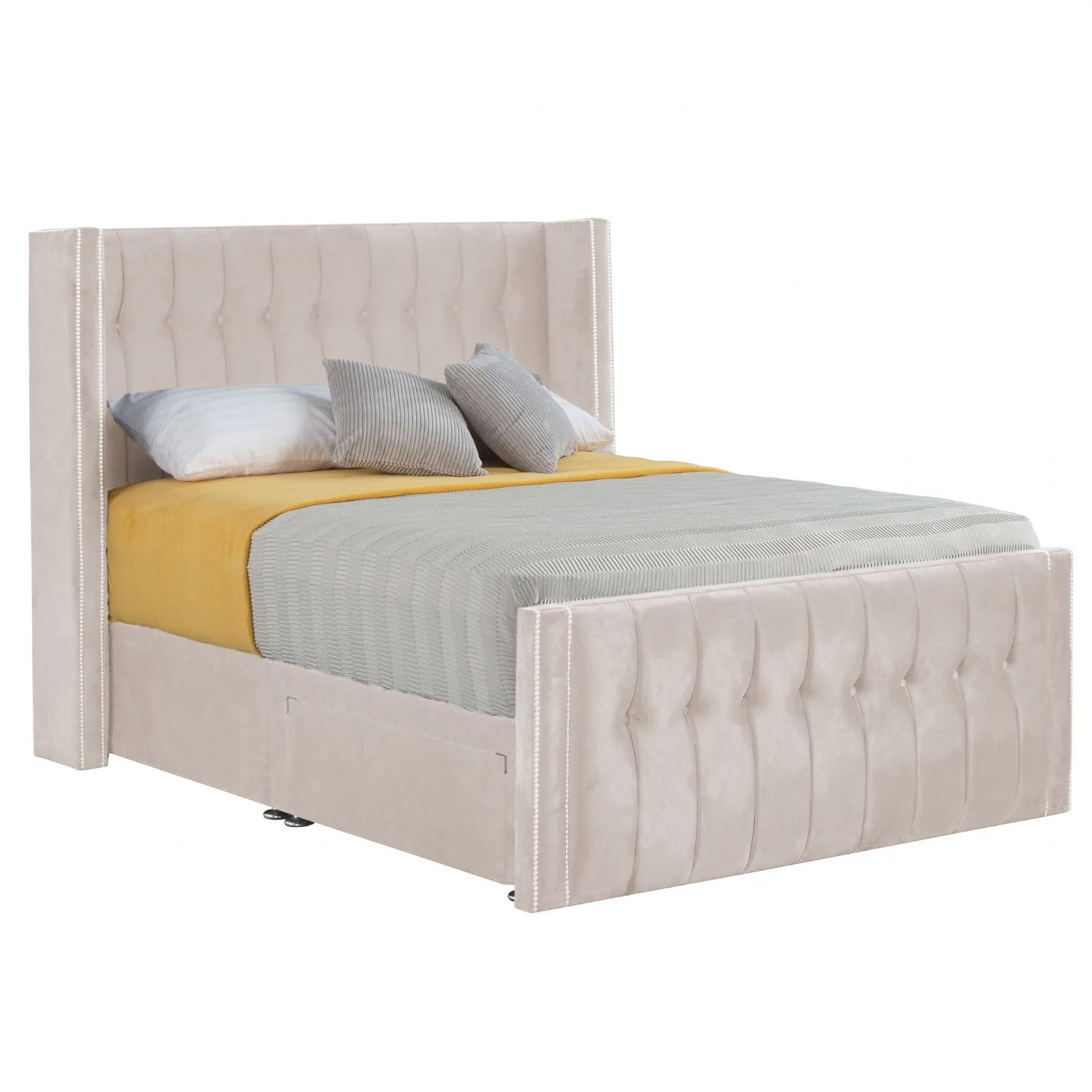 Oyster Byrd Double Bed Frame