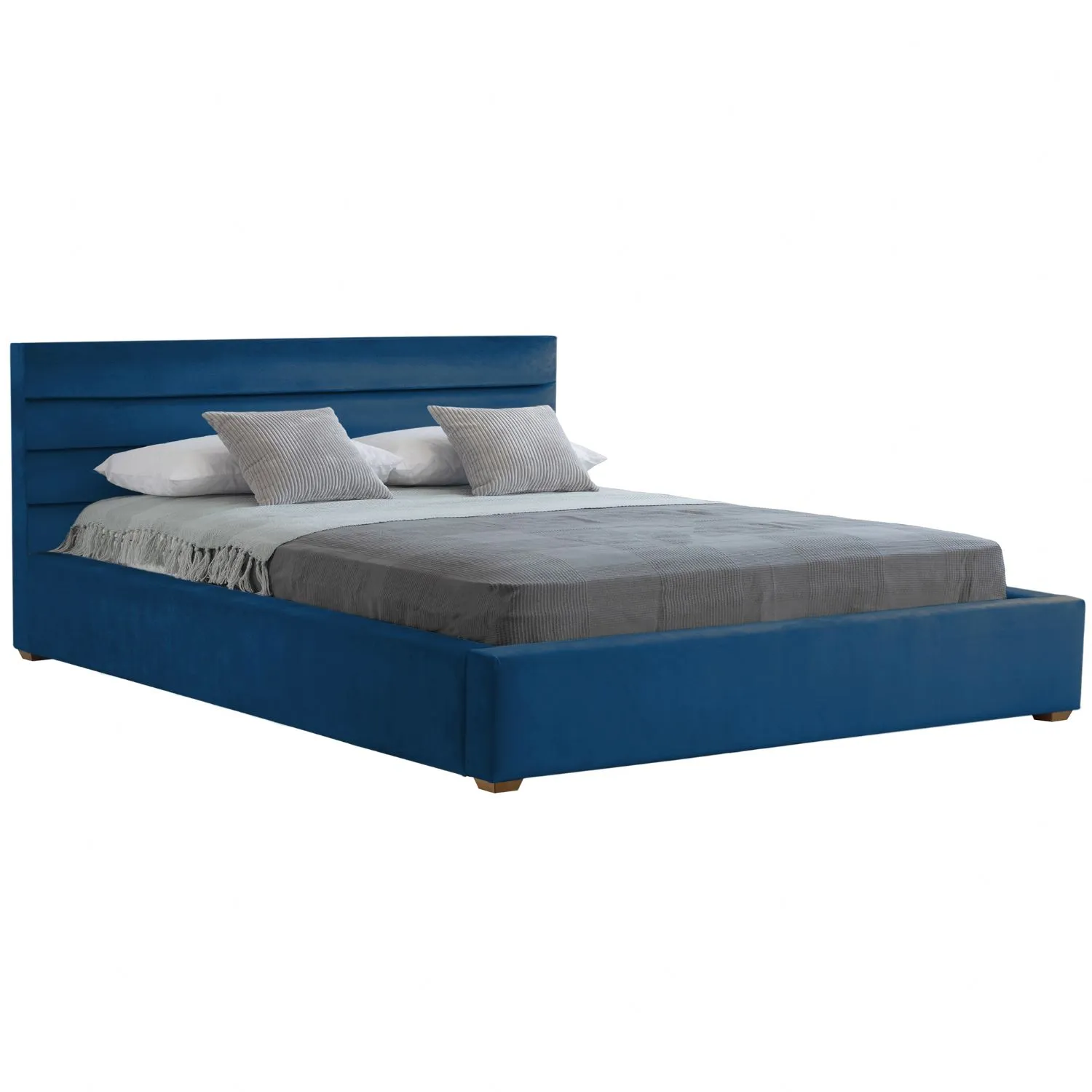 Royal Blue Clove Super King Size Bed Frame