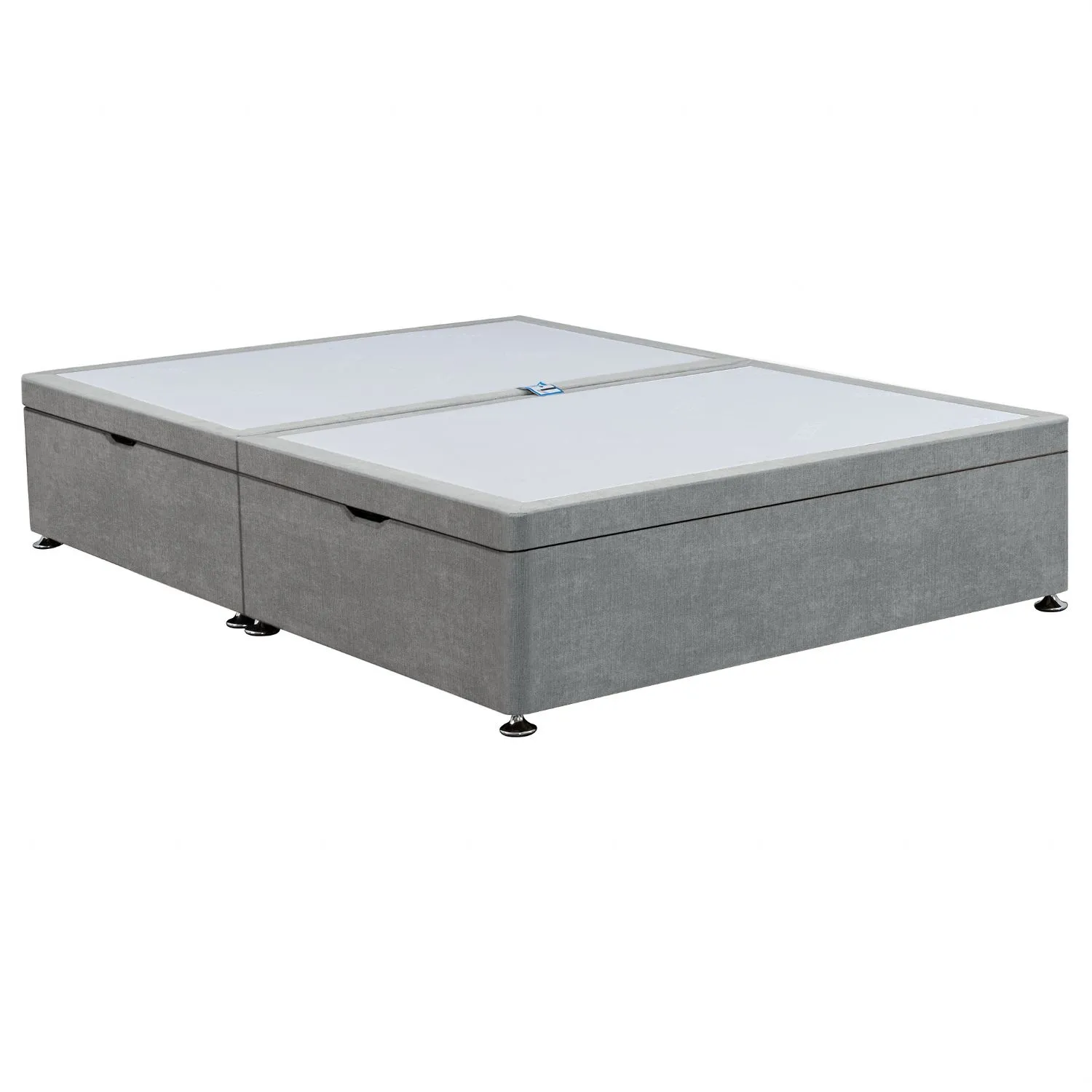 Silver Evolve Small Double Bed Base