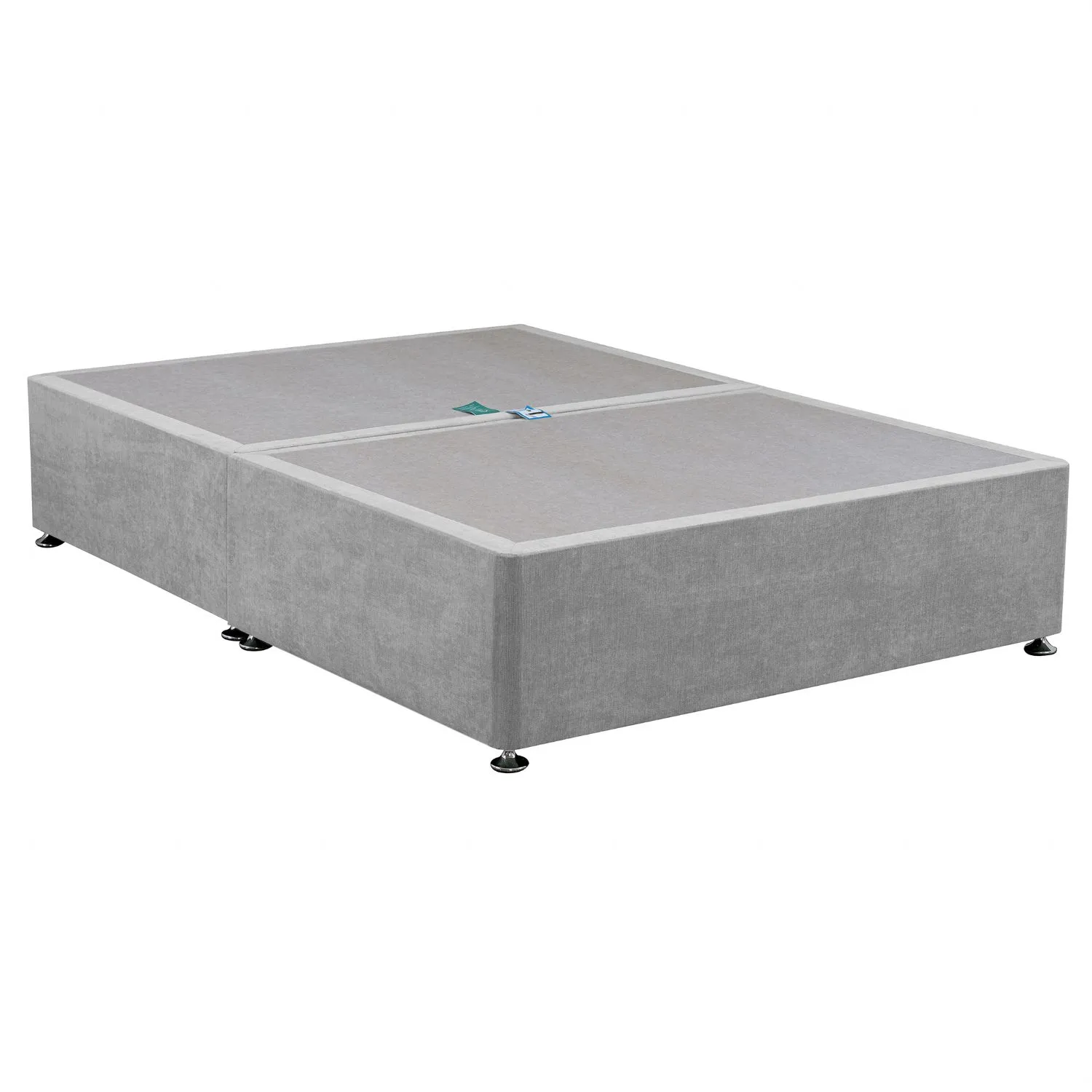 Silver Evolve Small Double Bed Base