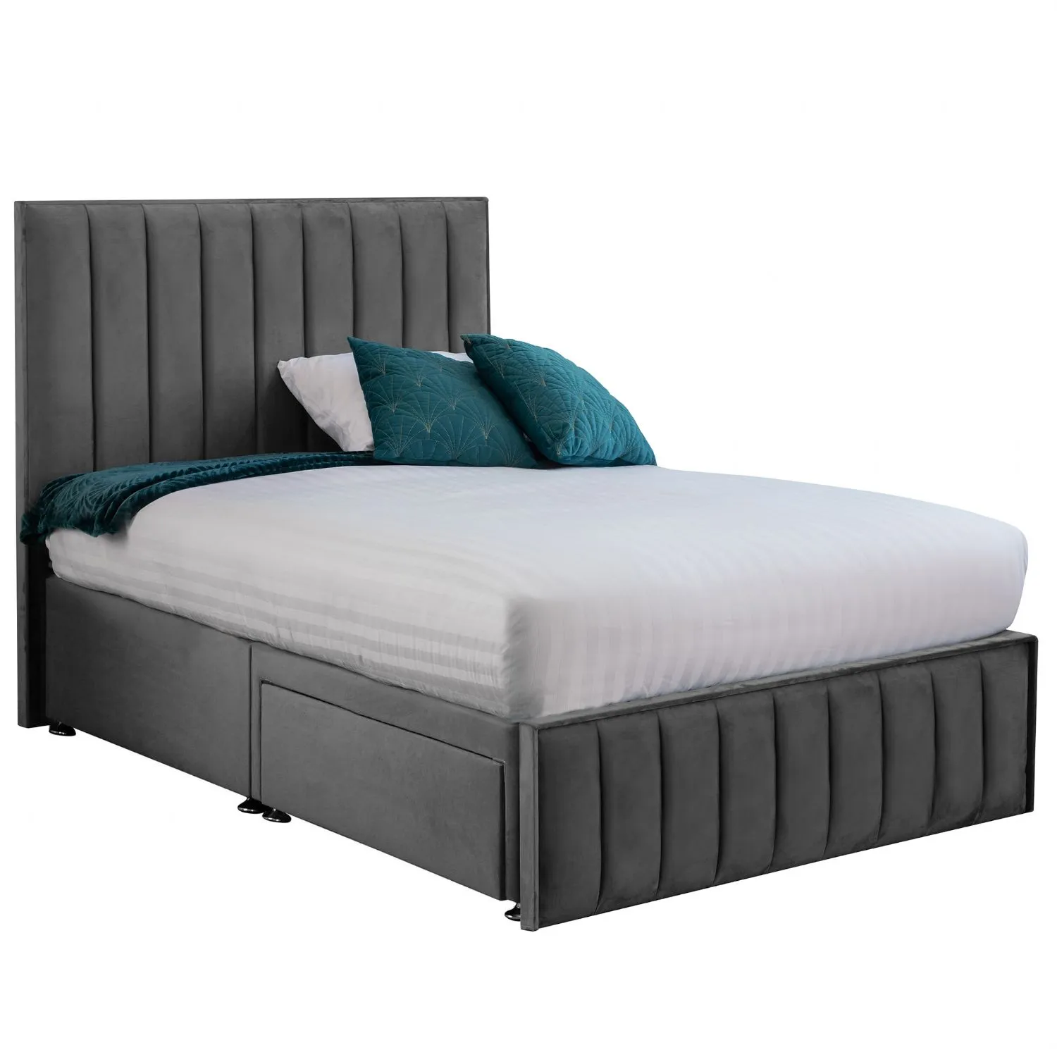 Granite Harmony Hybrid Small Double Fabric Bed