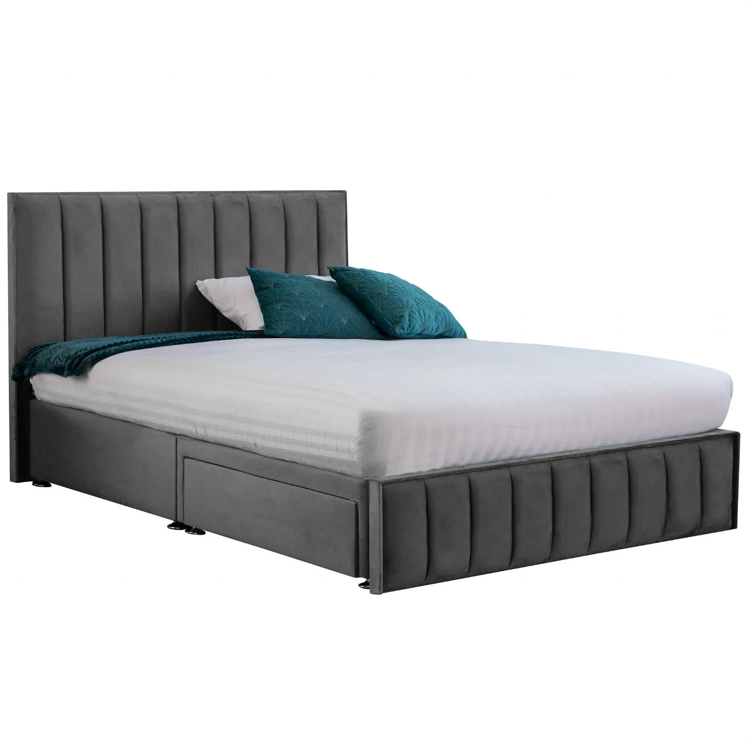 Granite Harmony Hybrid Super King Size Fabric Bed