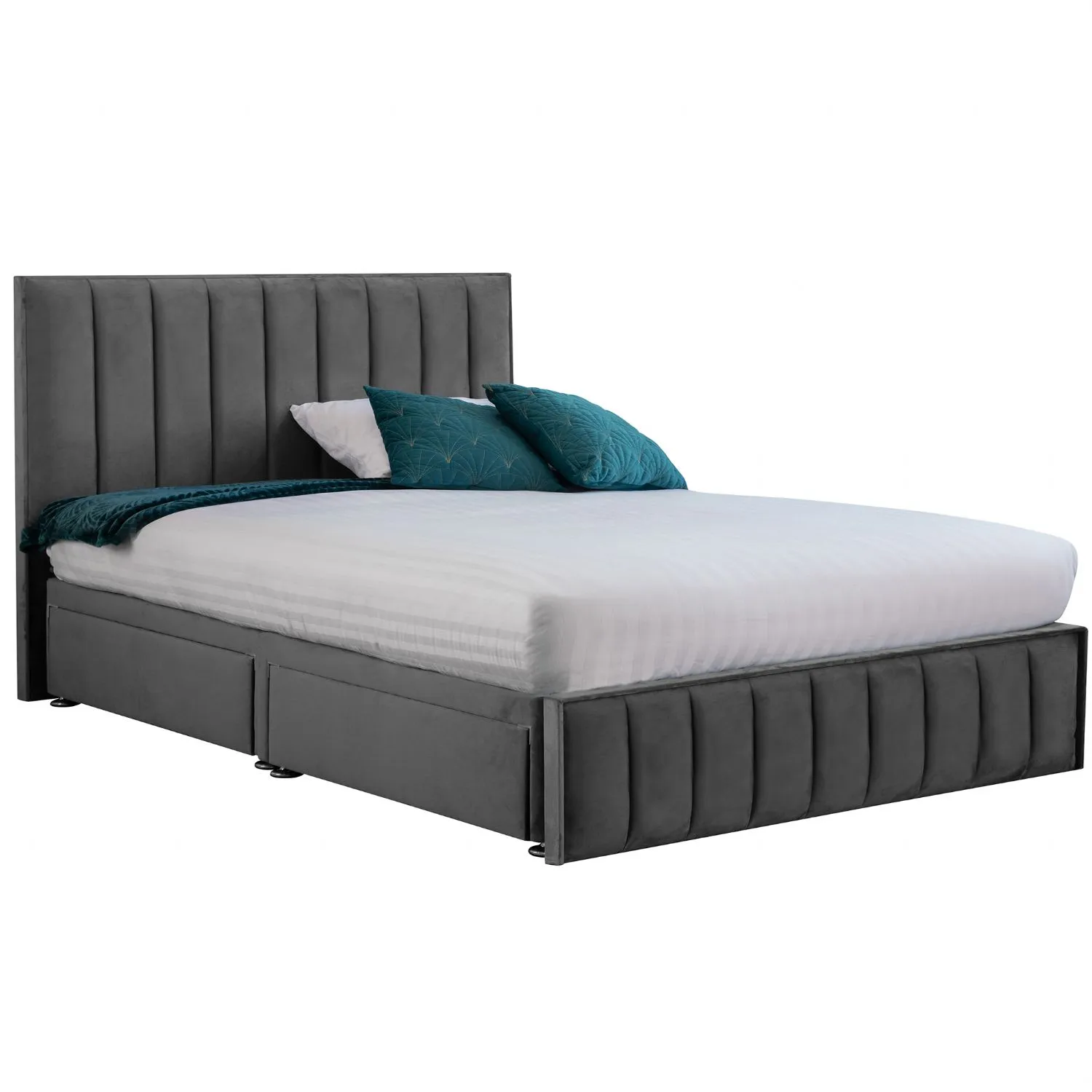 Granite Harmony Hybrid Super King Size Fabric Bed