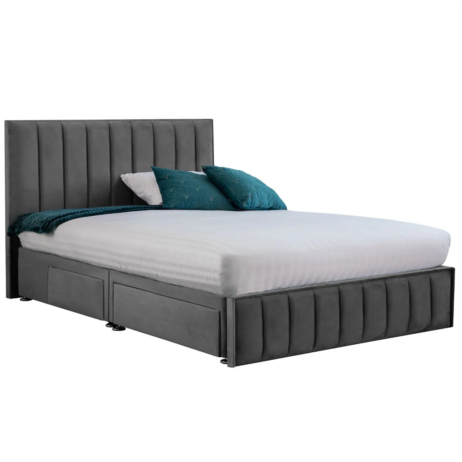 Granite Harmony Hybrid Super King Size Fabric Bed