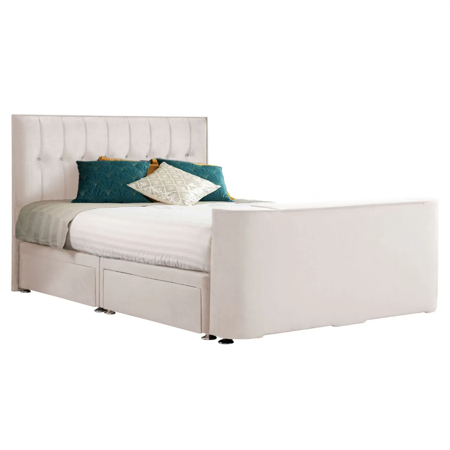 Oyster Image Sparkle Super King Size TV Bed