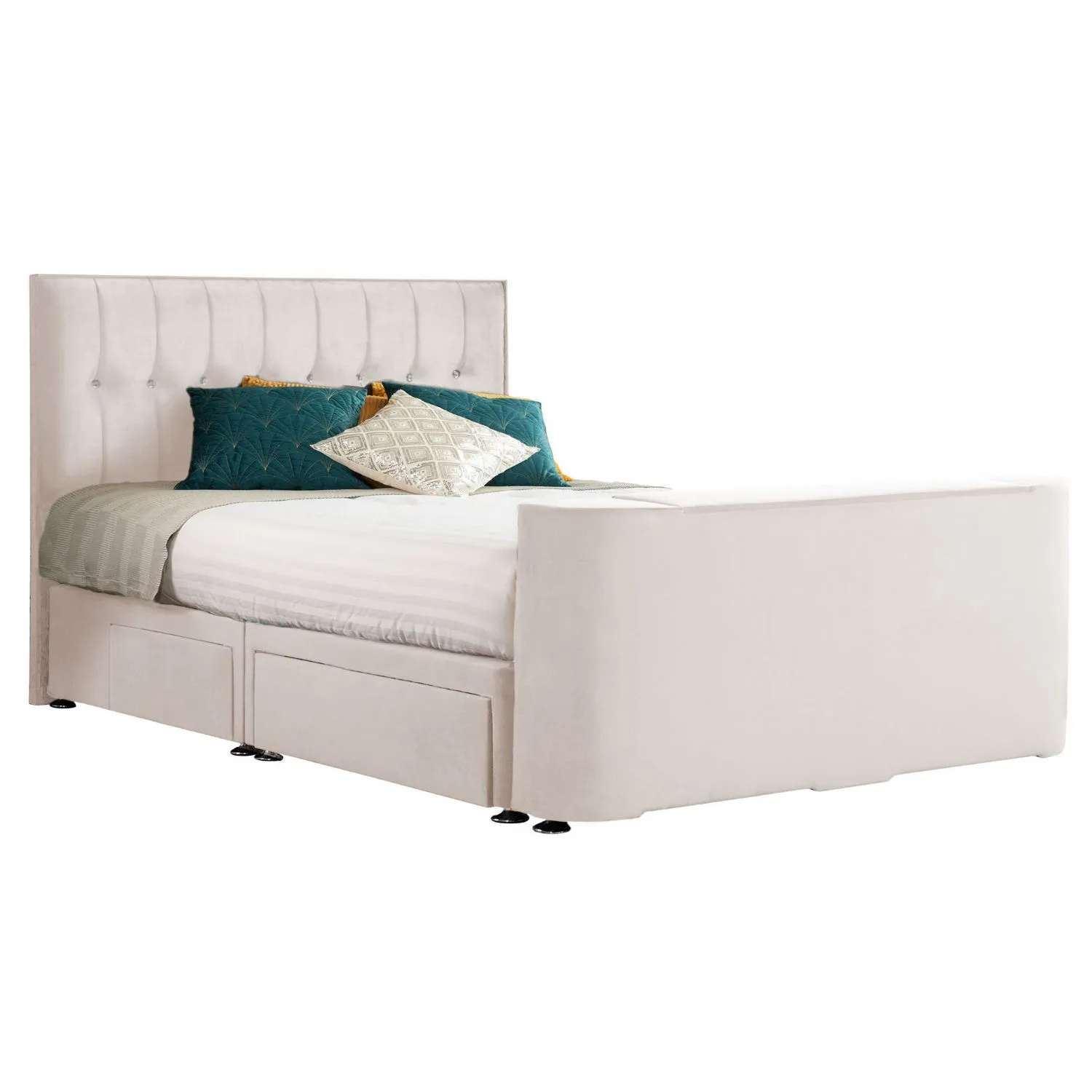 Oyster Image Sparkle Super King Size TV Bed