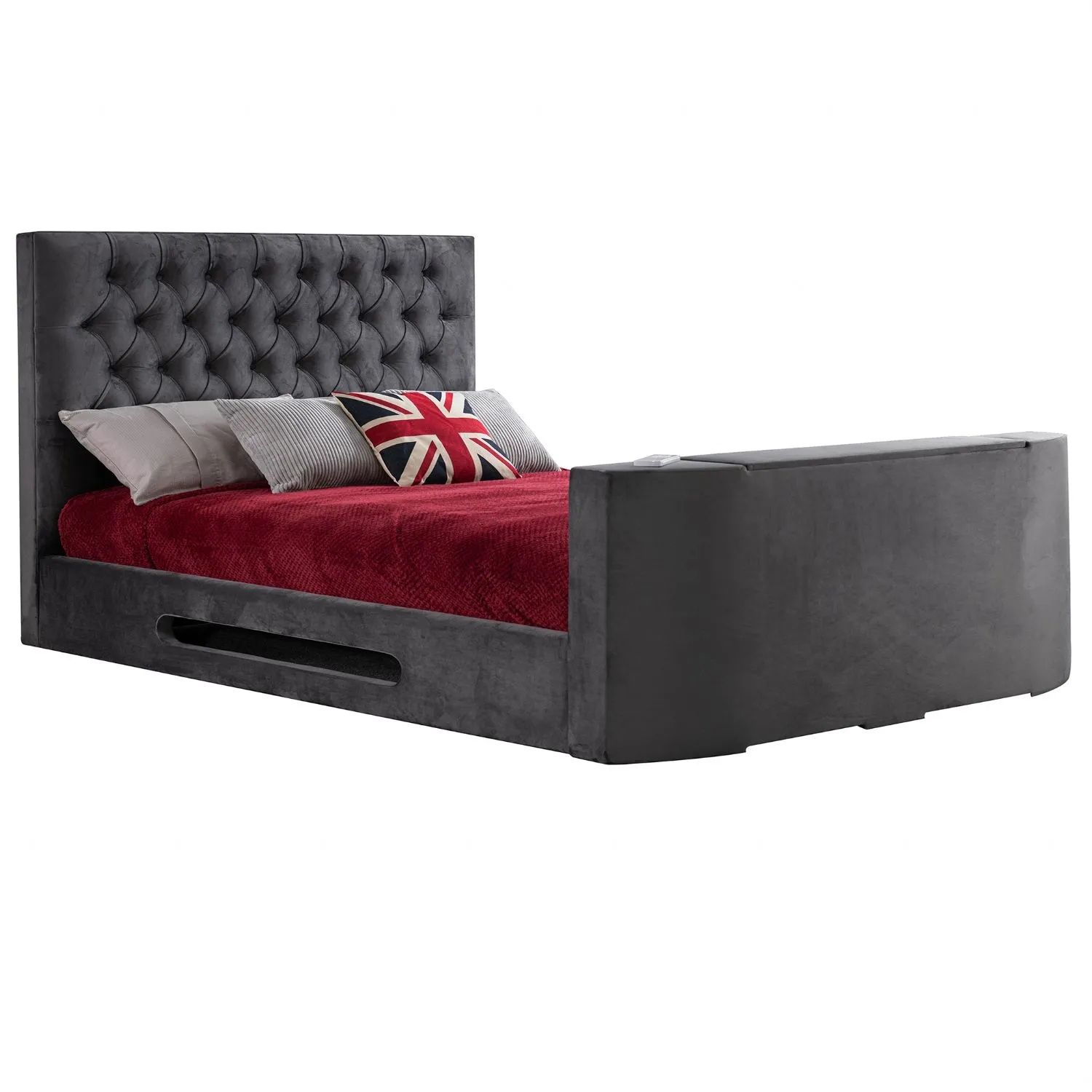 Granite Loren Standard Super King Size TV Bed