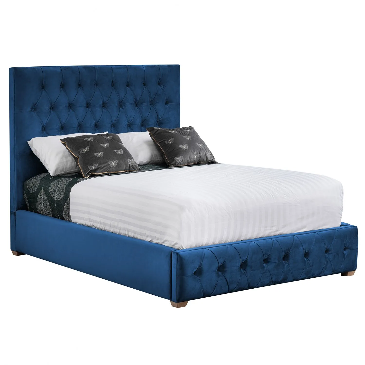 Royal Blue Melody King Size Standard Frame