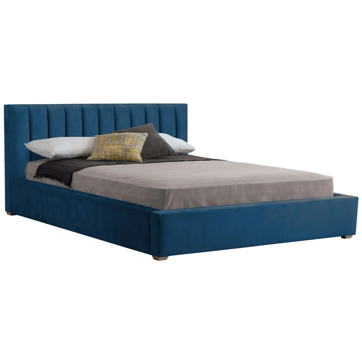 Royal Blue Poppy Super King Size Bed Frame