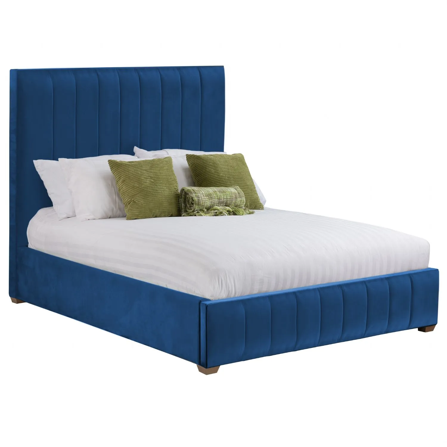 Royal Blue Rave King Size Standard Frame