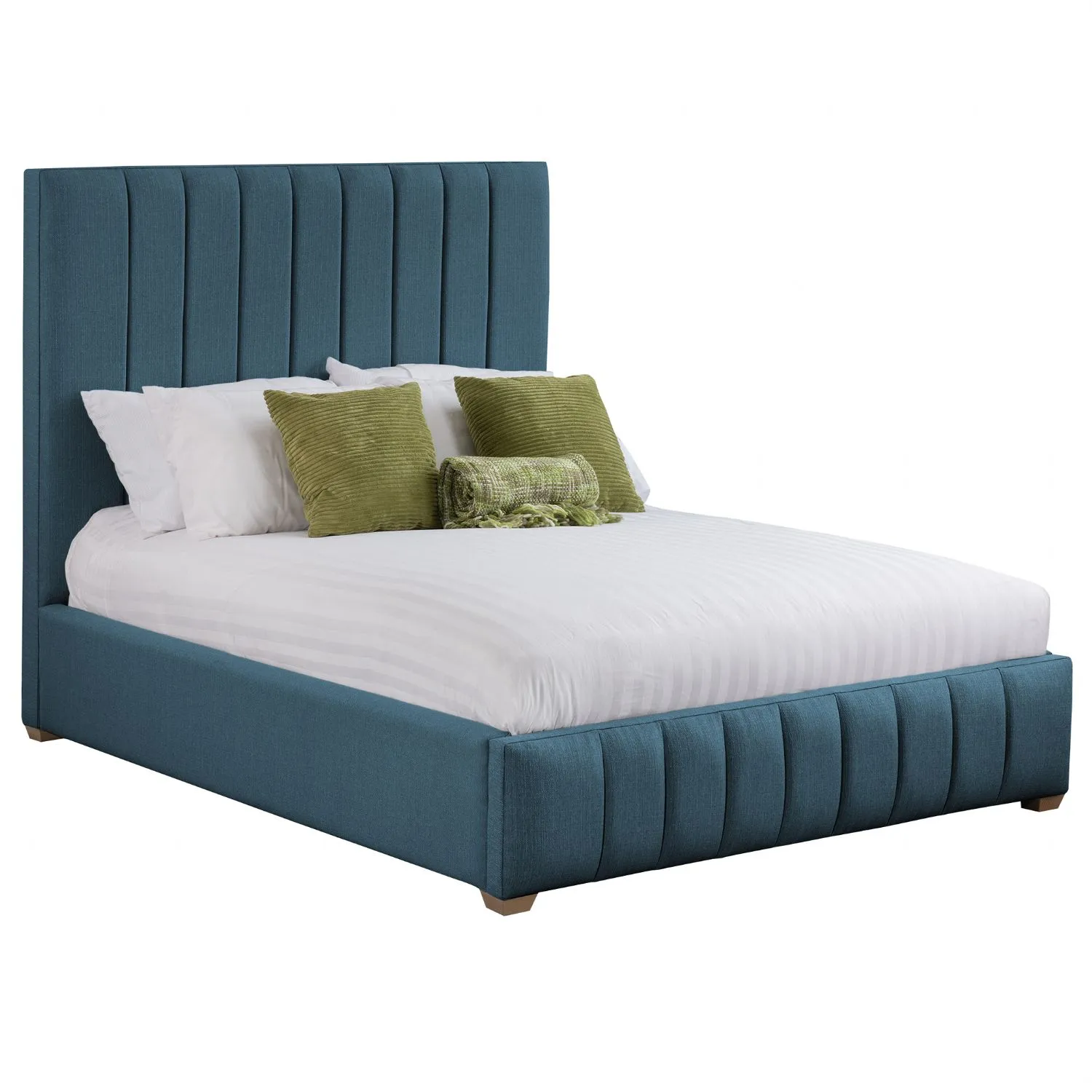 Deep Blue Rave Super King Size Standard Frame