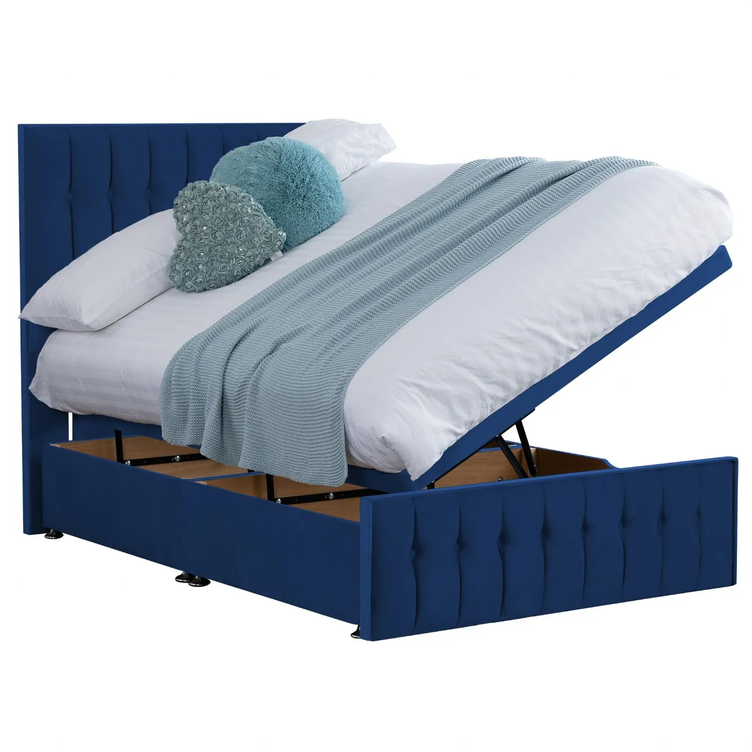 Royal Blue Rhythm Small Double Bed Frame