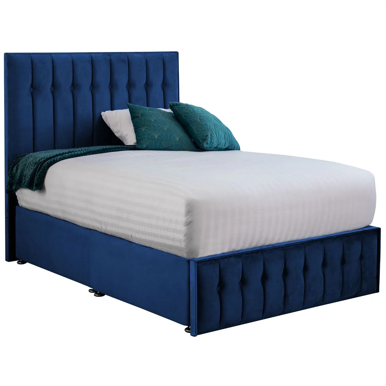 Royal Blue Rhythm Small Double Bed Frame