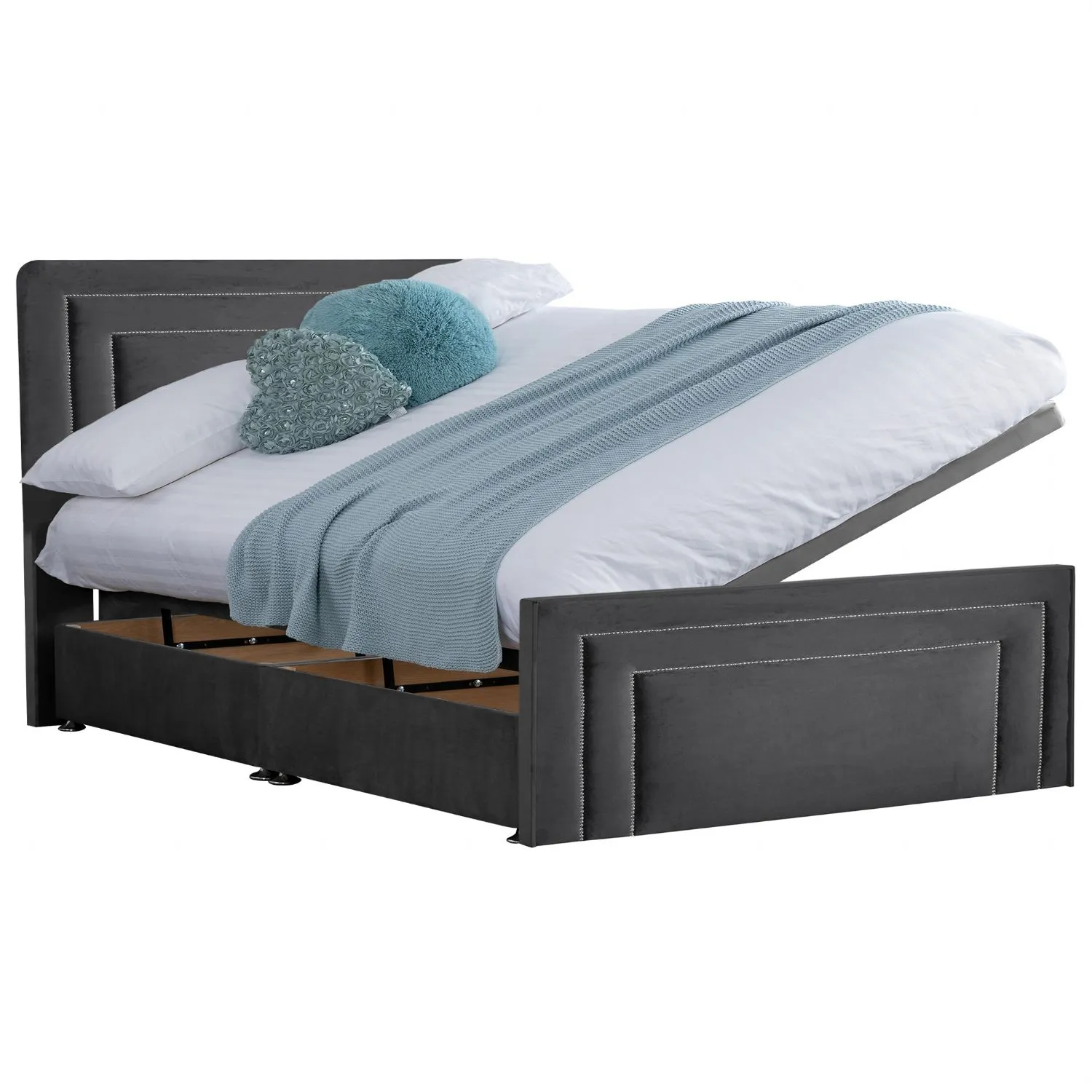 Granite Style Brogan Super King Size Fabric Bed