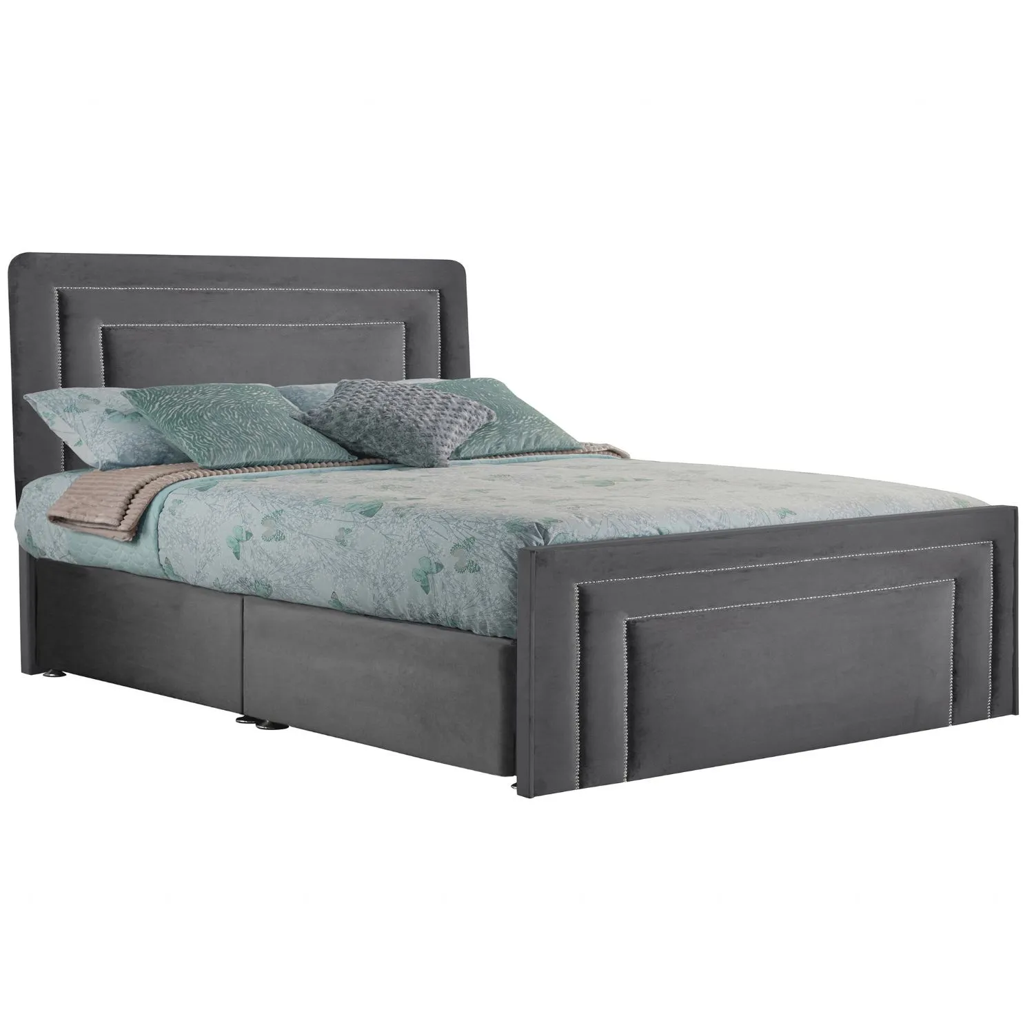 Granite Style Brogan Super King Size Fabric Bed