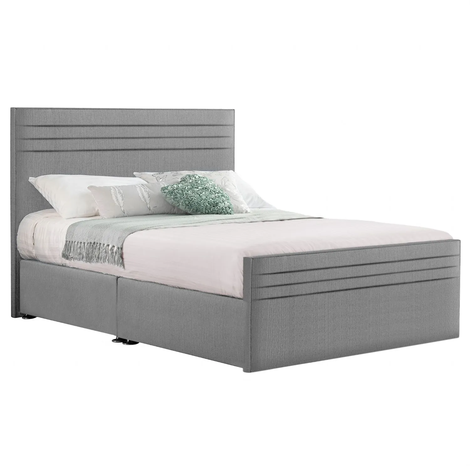 Ash Style Chic Hybrid Super King Size Fabric Bed