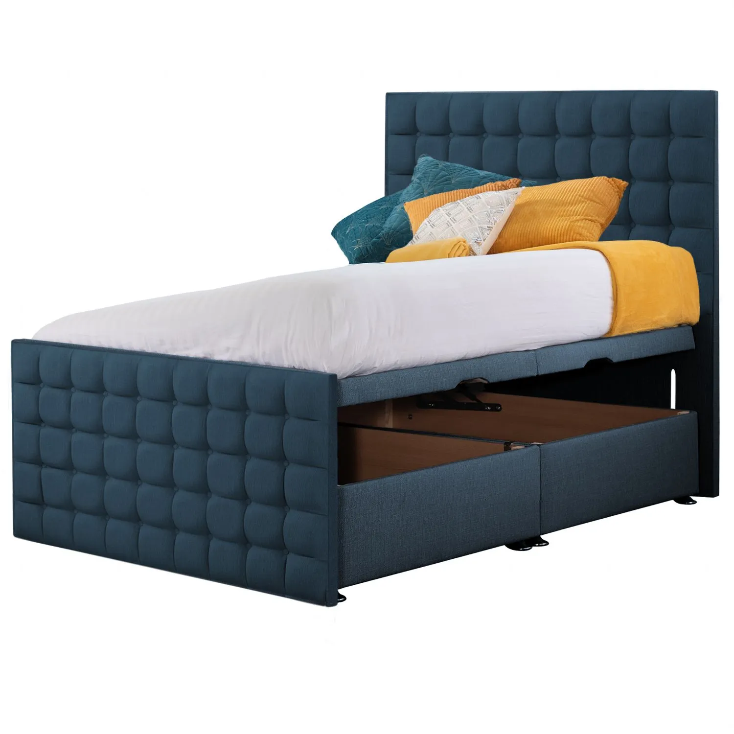 Deep Blue Style Classic Bed Frame