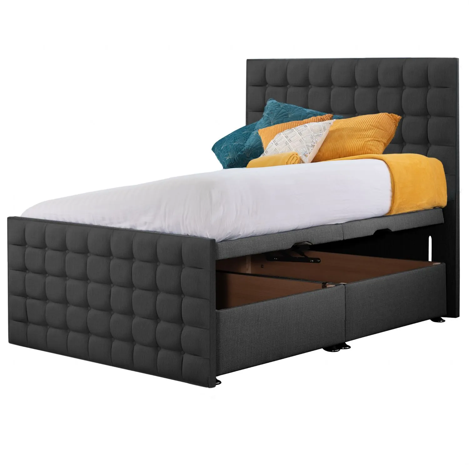 Grey Style Classic Bed Frame