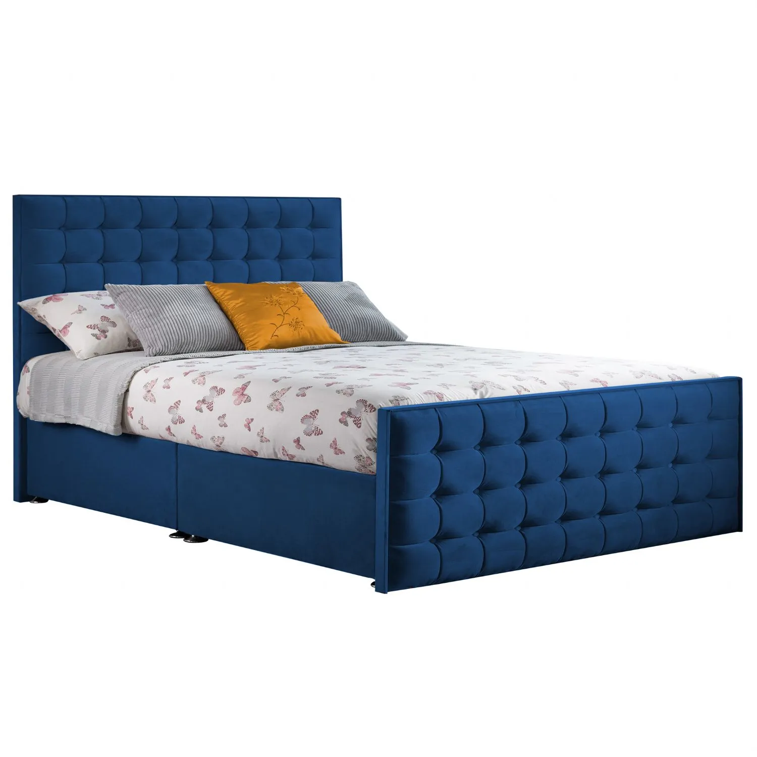 Royal Blue Style Classic Bed Frame