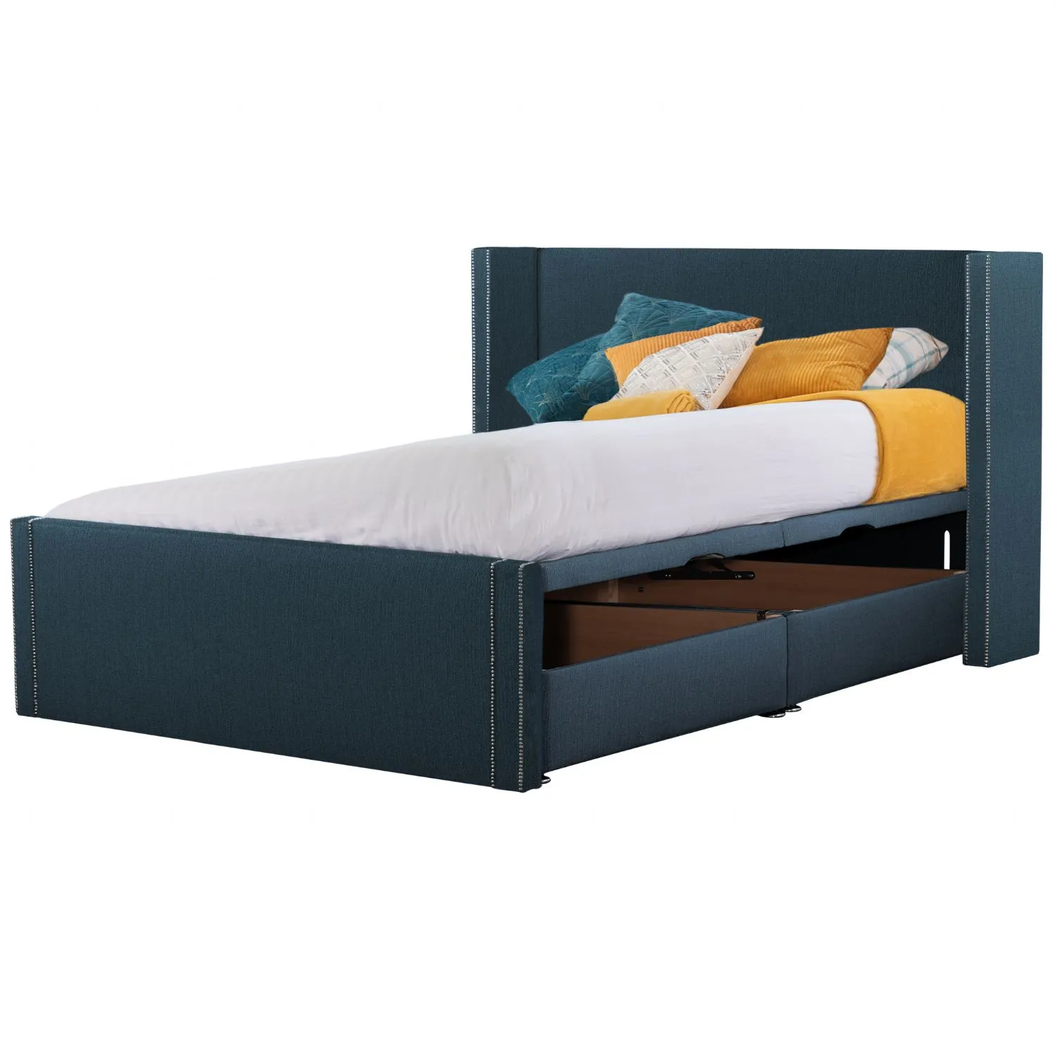 Deep Blue Tallis Super King Size Bed Frame