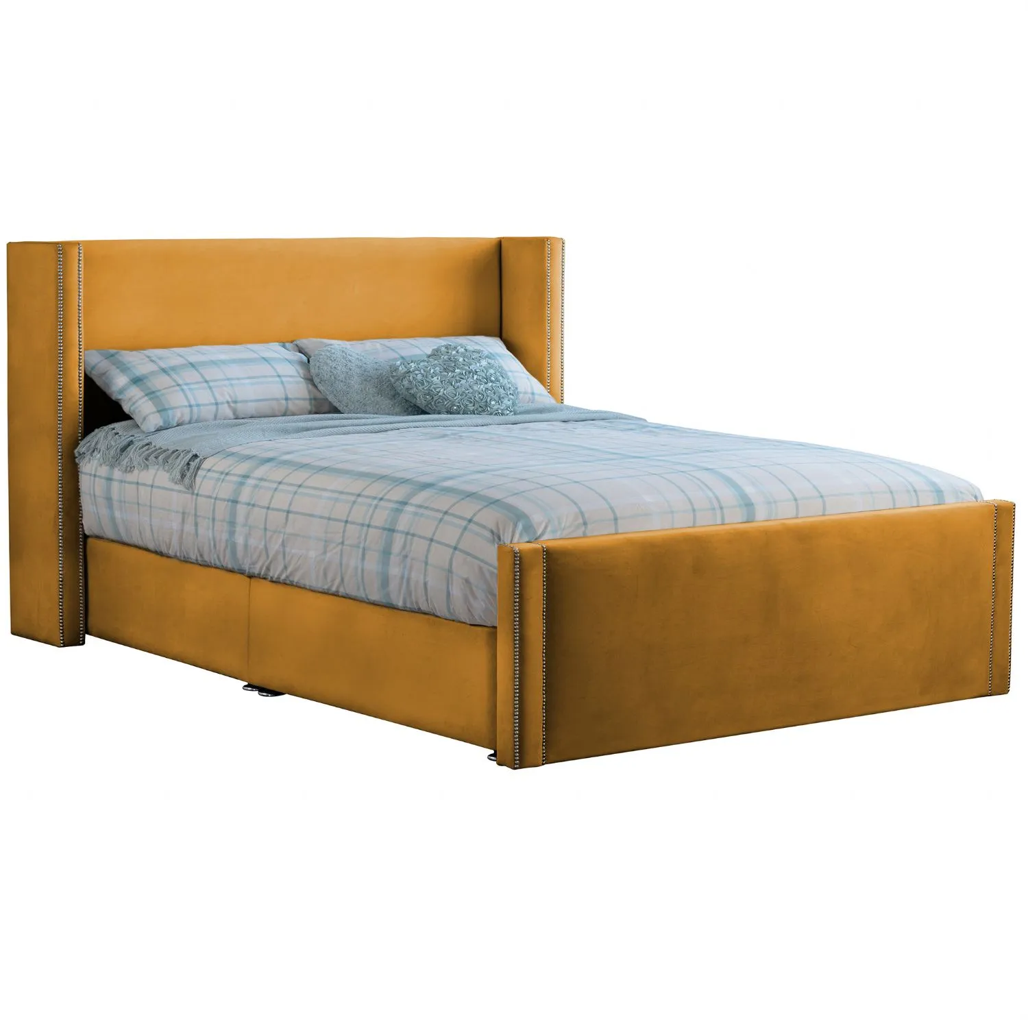 Mustard Tallis Super King Size Bed Frame