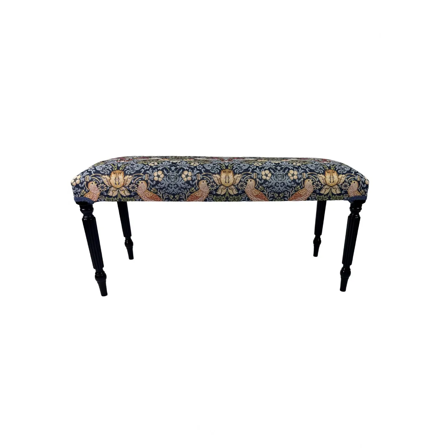 William Morris Strawberry Thief Bench Hand Made In The Uk