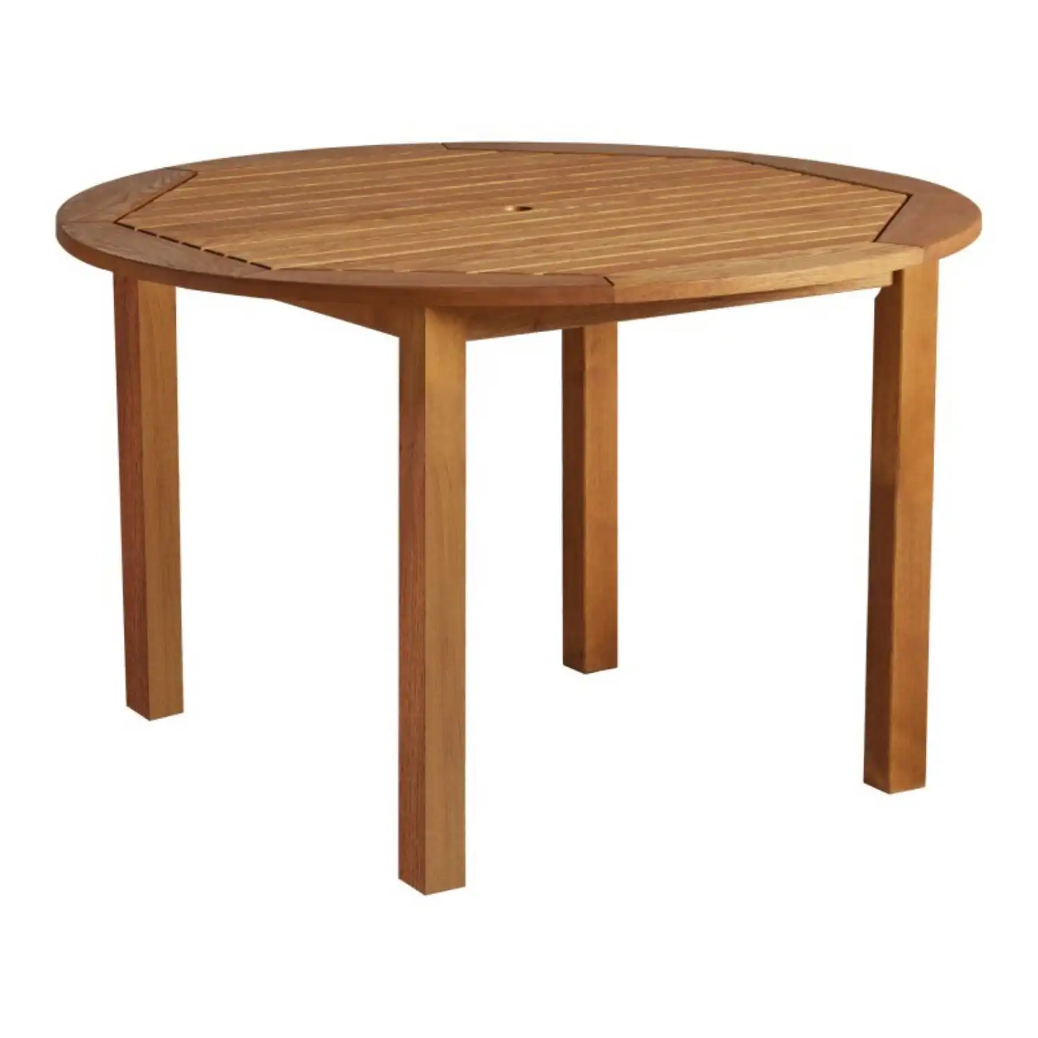 Outdoor 120cm Round Dining Table in Robinia Wood