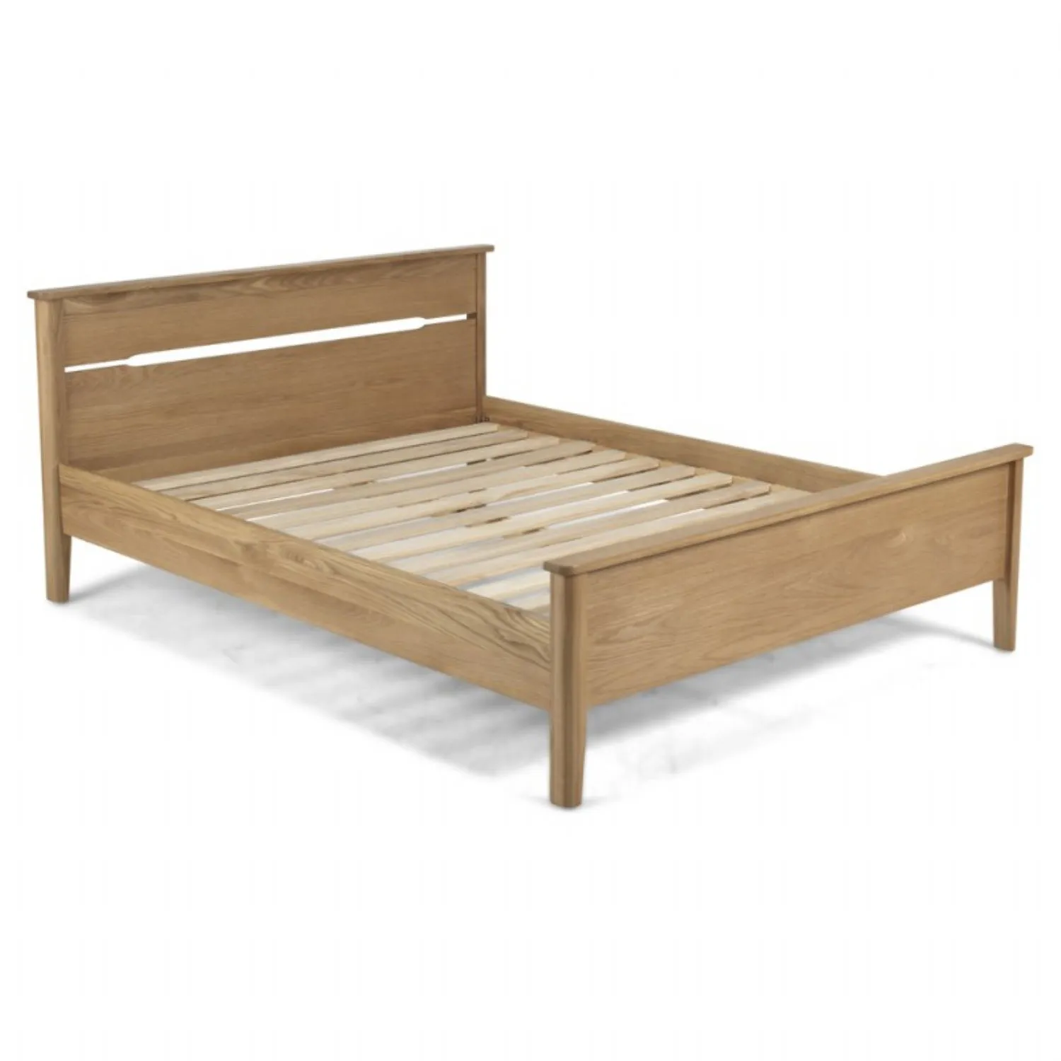 Solid Oak 5ft King Size Bed