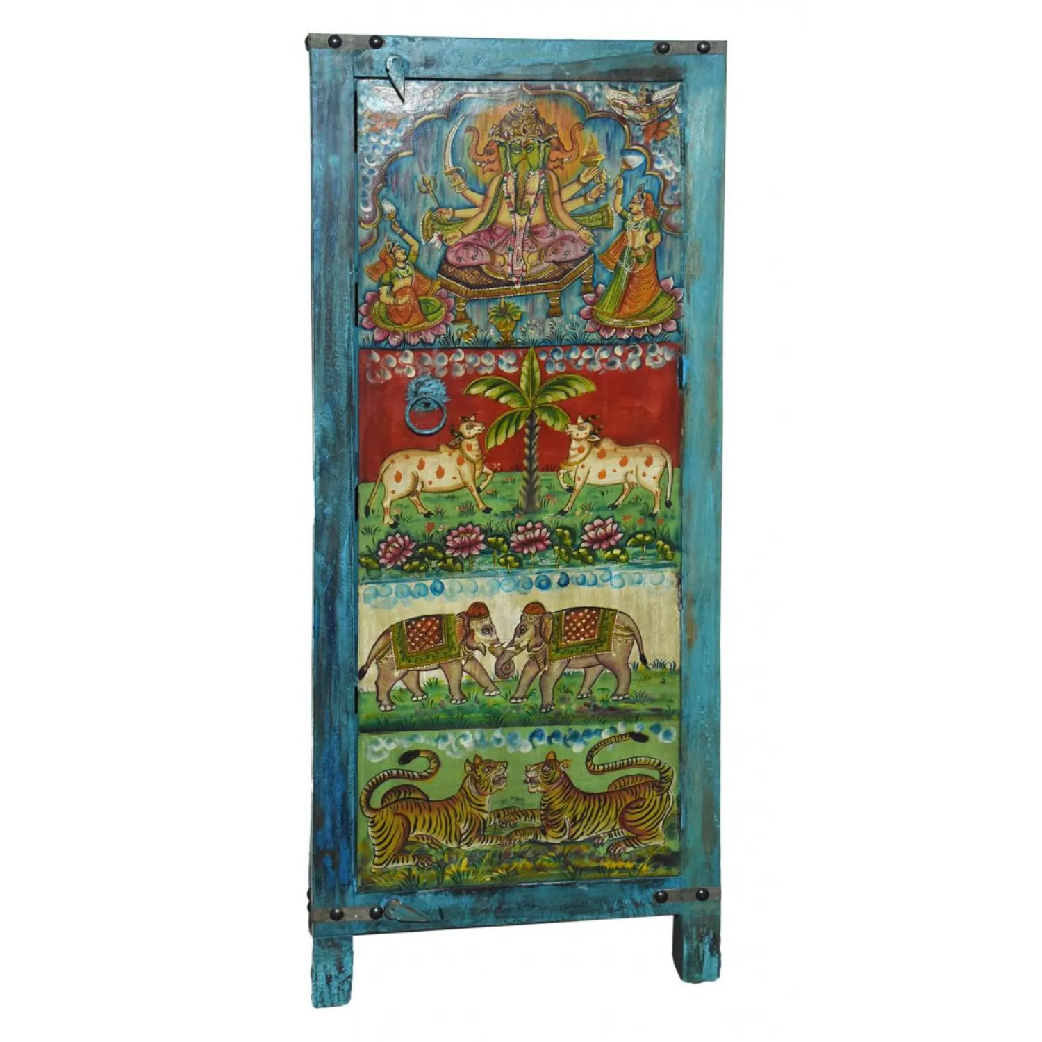 Hand Painted Tall Cabinet