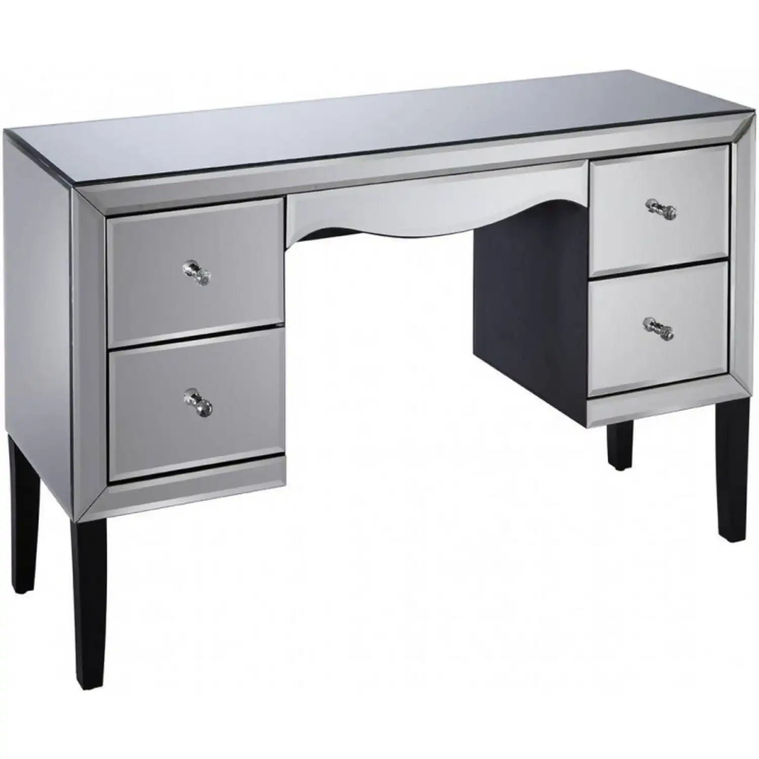 Palmer Mirrored 4 Drawer Dressing Table