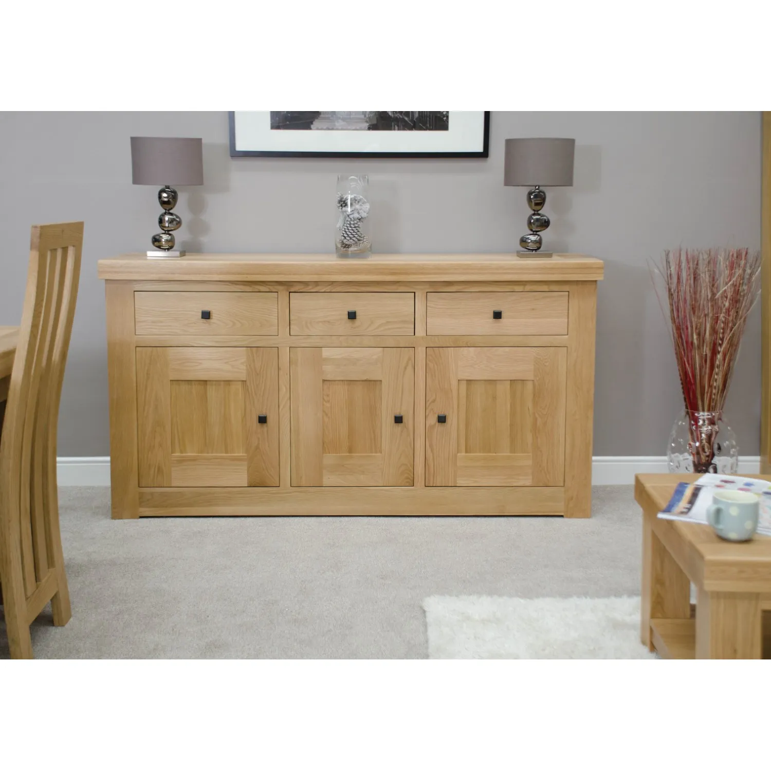 Bordeaux 3 door 3 drawer sideboard