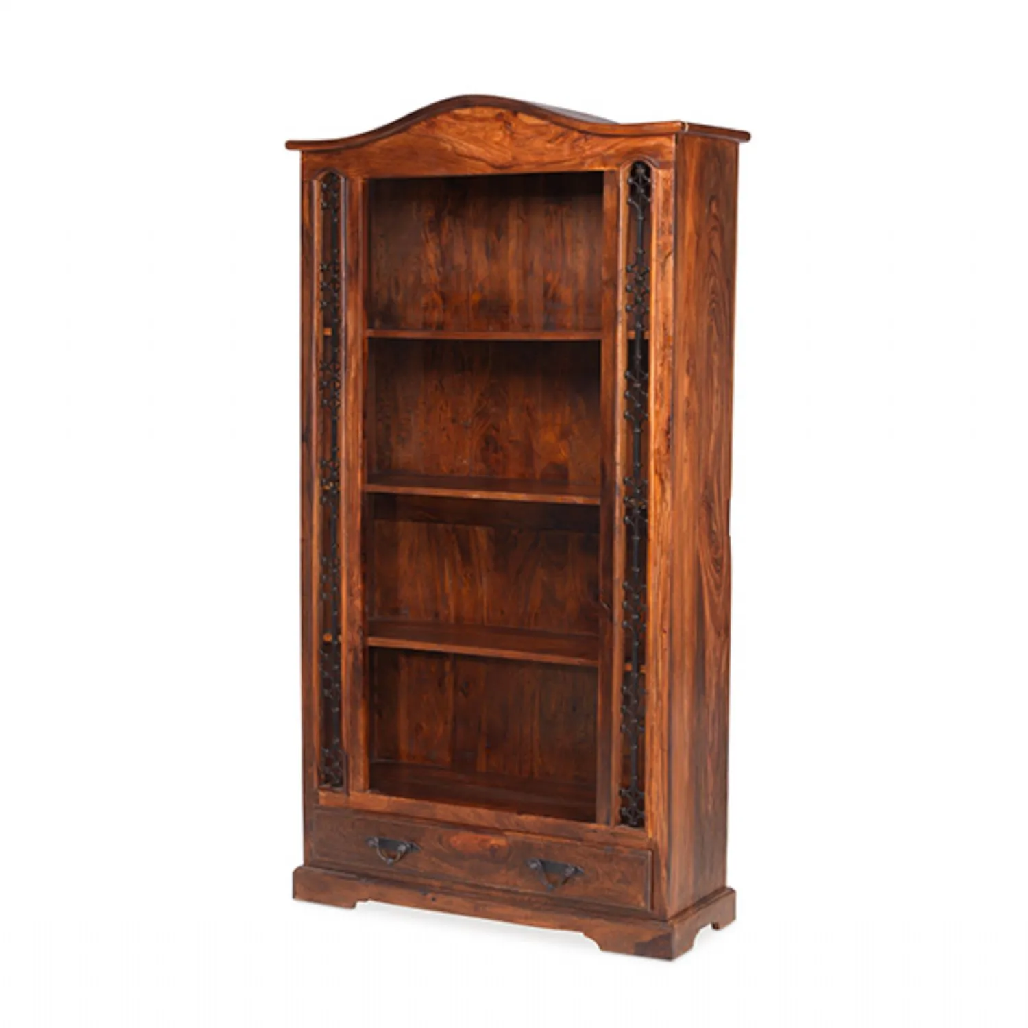 Jali Tall Bookcase 1 Drawer