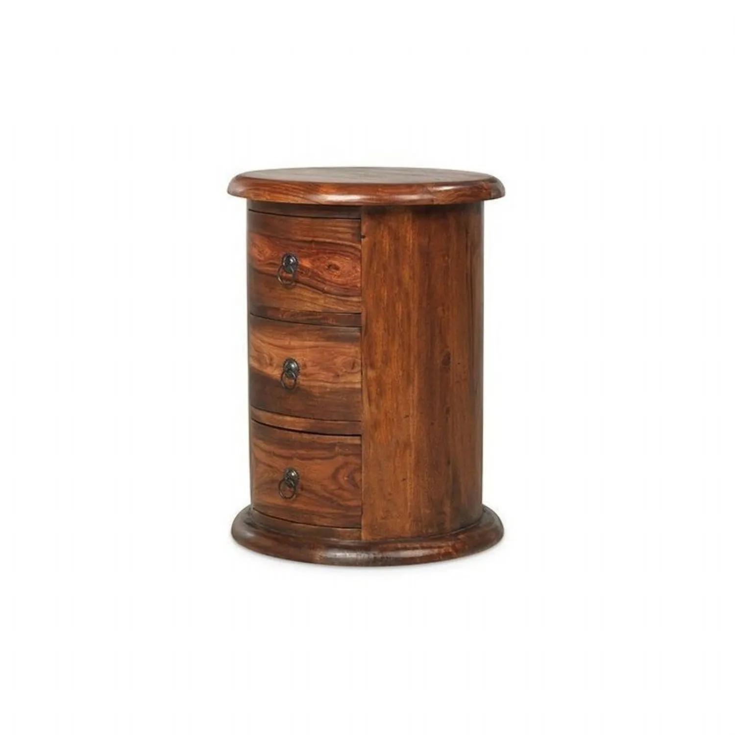 Indian Sheesham 3 Drawer Drum