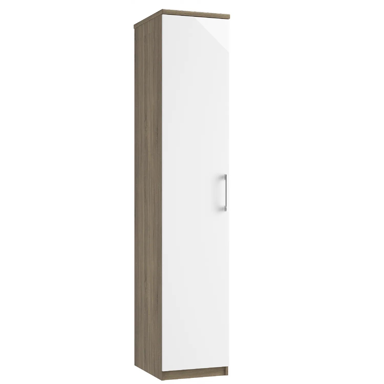 1 Door Assembled Wardrobe with Colour Option 184cm Tall