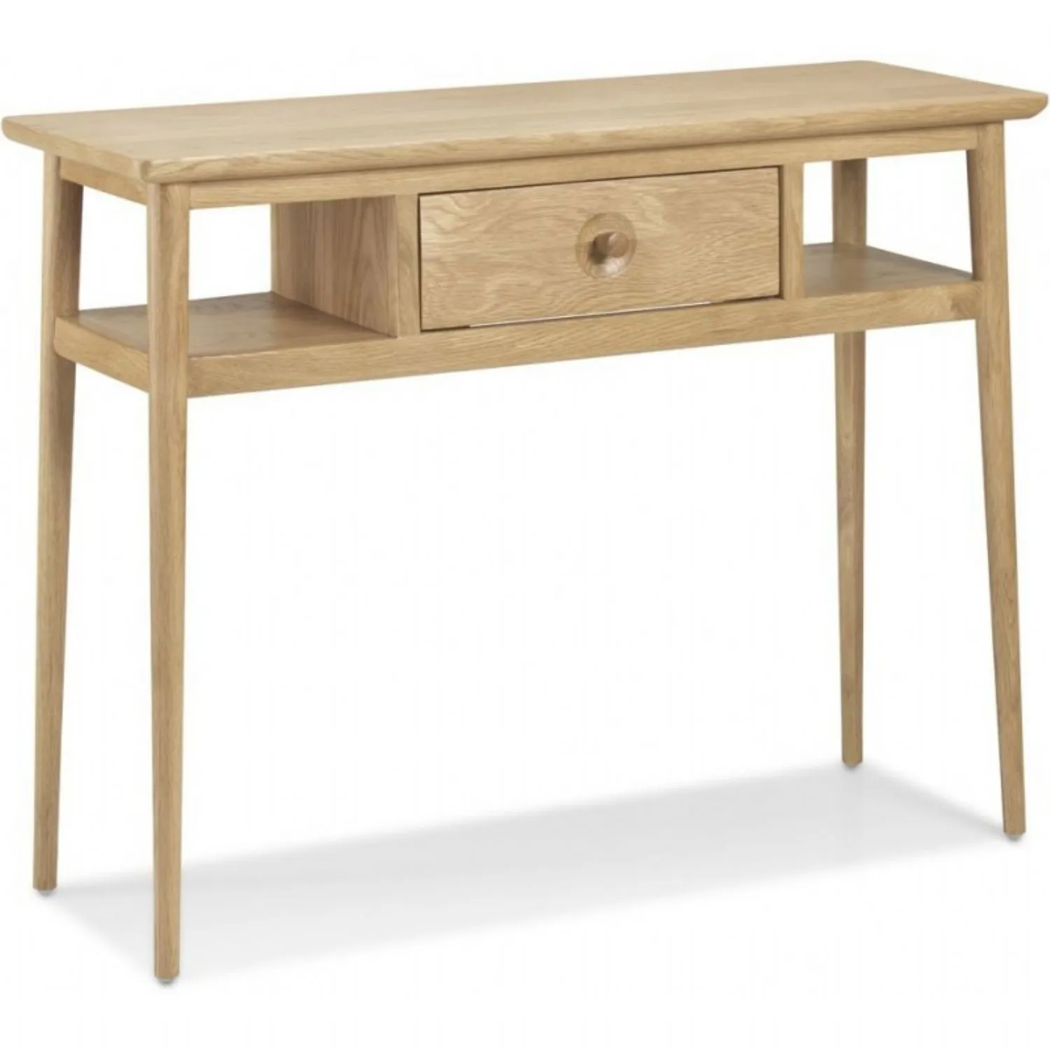 Natural Oak Console Table